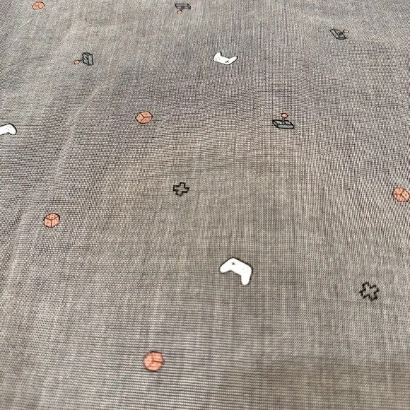 Art Class Button Up Shirt Boys Gray Video Games Short Sleeve, size S 6/7 - Picture 4 of 5